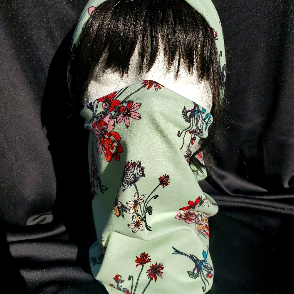 Floral Botanical Gaiter facemask